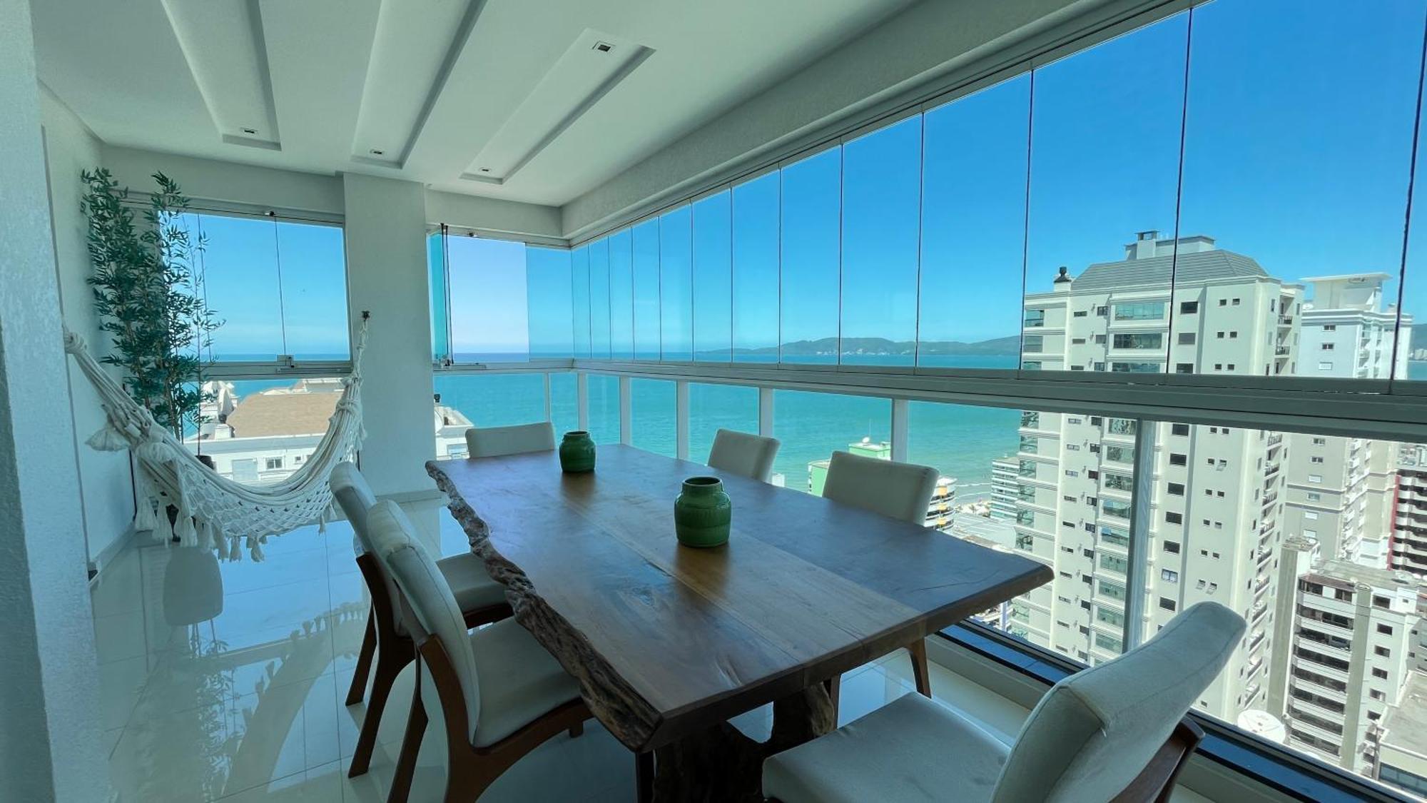 Cobertura Com Belissima Vista Para O Mar E Jacuzzi Itapema Kültér fotó